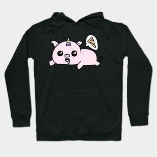 Hungry drooling pigacorn Hoodie